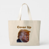 Trump/Cover Up Tote Bag ラージトートバッグ (裏面)
