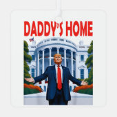 Trump Daddys Home メタルオーナメント (裏面)
