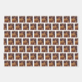 Trump Daddys Home White House | Trump leopard Gift ラッピングペーパーシート (正面)