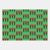 Trump Dance Gift Wrap, Donald Trump Dancing  ラッピングペーパーシート (正面2)