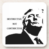 Trump/Destructive Beverage Coaster コースター (正面)