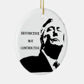 Trump/Destructive Ceramic Ornament セラミックオーナメント (右)