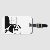 Trump/Destructive Not Constructive Luggage Bag ラゲッジタグ (正面横)