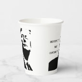 Trump/Destructive Not Constructive Paper Cup 紙コップ (左)