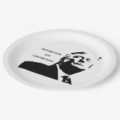 Trump/Destructive Not Constructive Paper Plate ペーパープレート (アングル)