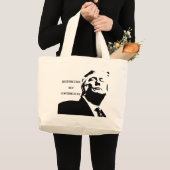 Trump/Destructive Not Constructive Tote Bag ラージトートバッグ (正面(商品))