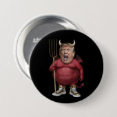 Trump Devil Button 缶バッジ (正面&裏面)