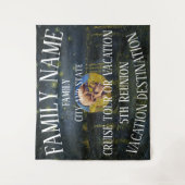 TRUMP Dinner Happy Hour Girls Boys Night Out 2025 タペストリー (正面)