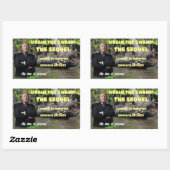 Trump - Drain The Swamp The Sequel 長方形シール (シート)