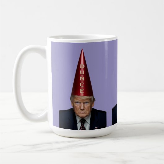 Trump Dunce Mug コーヒーマグカップ (左)