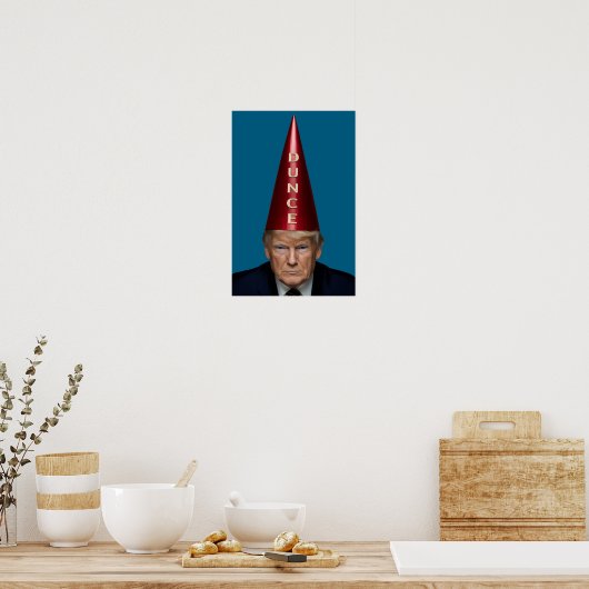 Trump Dunce Poster ポスター (キッチン)