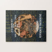 Trump Dunning Kruger: Stupid people Republicans ジグソーパズル (横)