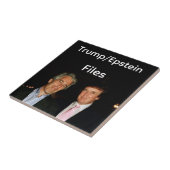 Trump/Epstein Files Ceramic Tile タイル (側面)