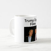 Trump/Epstein Files Coffee Mug コーヒーマグカップ (正面左)