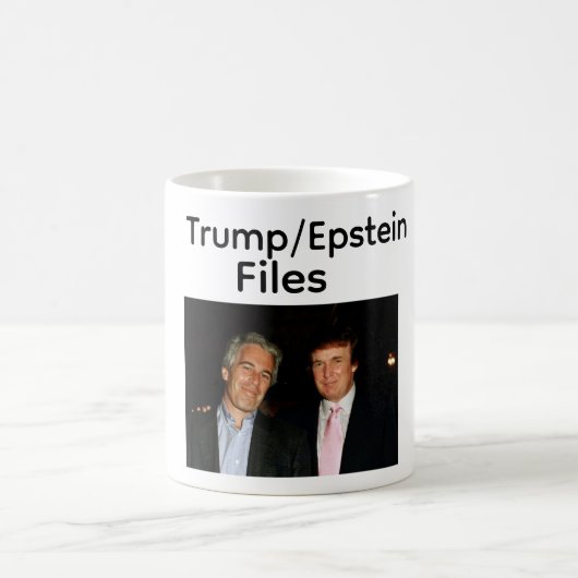 Trump/Epstein Files Coffee Mug コーヒーマグカップ (中央)