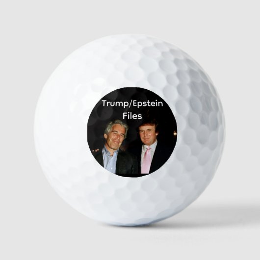 Trump/Epstein Files Golf Ball Markers ゴルフボール (正面)