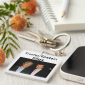 Trump/Epstein Files Keychain キーホルダー (正面右)