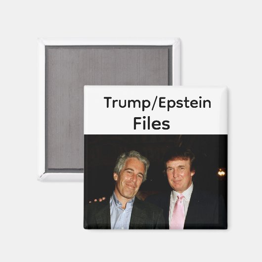 Trump/Epstein Files Magnet マグネット (正面/裏面)