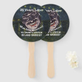 Trump Epstein Island Files Babies Republican 2026  ハンドファン (正面&裏面)