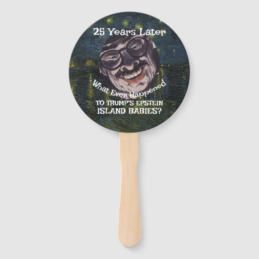 Trump Epstein Island Files Babies Republican 2026  ハンドファン (正面)