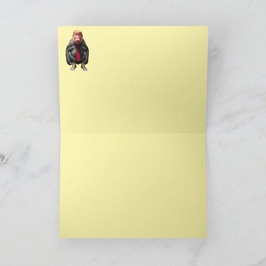 Trump Exhibit Greeting Card カード (内部)