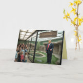 Trump Exhibit Greeting Card カード (黄色い花)