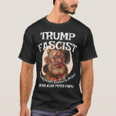 Trump Fascist ICE GESTAPO SS STORM TROOPER JESUS Tシャツ (正面)