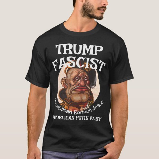 Trump Fascist ICE GESTAPO SS STORM TROOPER JESUS Tシャツ (正面)
