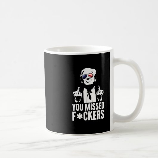 Trump Fight Fight Fight コーヒーマグカップ (右)