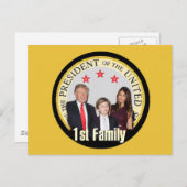 TRUMP First Familyはがき ポストカード (正面/裏面)