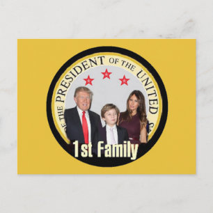 TRUMP First Familyはがき ポストカード