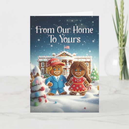 Trump Funny Christmas Card | America 250  シーズンカード (正面)