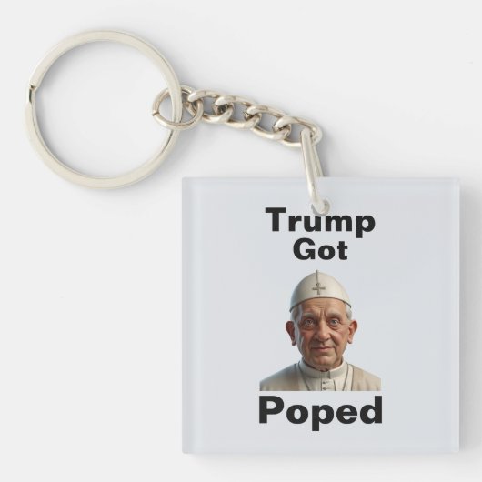 Trump Got Poped Keychain キーホルダー (正面)