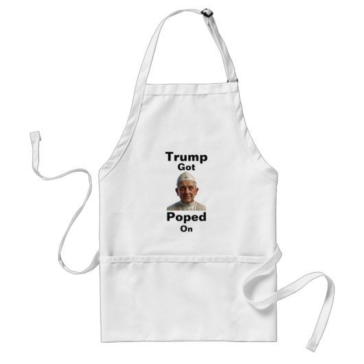 Trump Got Poped On Apron スタンダードエプロン (正面)