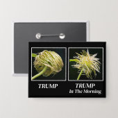 Trump Hair 缶バッジ (正面/裏面)