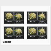 Trump Hair 長方形シール (シート)