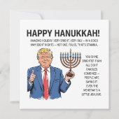 Trump Hanukkah  シーズンカード (正面)