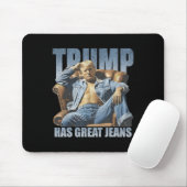 Trump Has Great Jeans Funny Retro  マウスパッド (マウス)