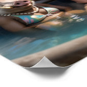 Trump Hot Tub Poster ポスター (角)