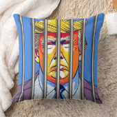 Trump in Jail装飾用クッション20インチx 20インチ クッション (ブランケット)