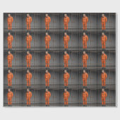 Trump in Jail 30インチx 6足ラッピング紙、 ラッピングペーパー (フラット)