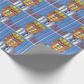 Trump in Jail 30インチx 6足ラッピング紙, M ラッピングペーパー (角)