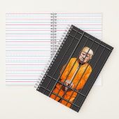 Trump in Jail Spiral Notebook 5.5インチx 8.5インチ ノートブック (内側)