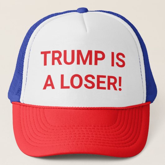 TRUMP IS A LOSER dumb drumpf Hankamer Artjunkhaus キャップ (正面)