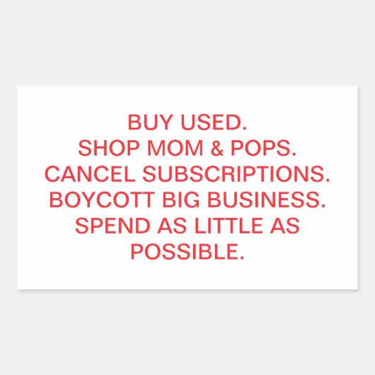 Trump is Adjudicated Predator Hankamer Artjunkhaus 長方形シール (正面)