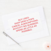 Trump is Adjudicated Predator Hankamer Artjunkhaus 長方形シール (封筒)