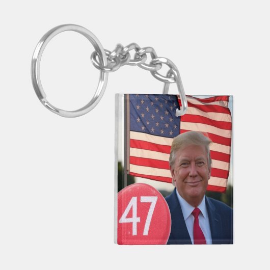 Trump keychain キーホルダー (正面左)
