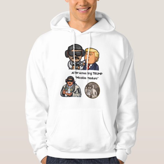 Trump & Maduro Illustration T-Shirt HODDIES パーカ (正面)