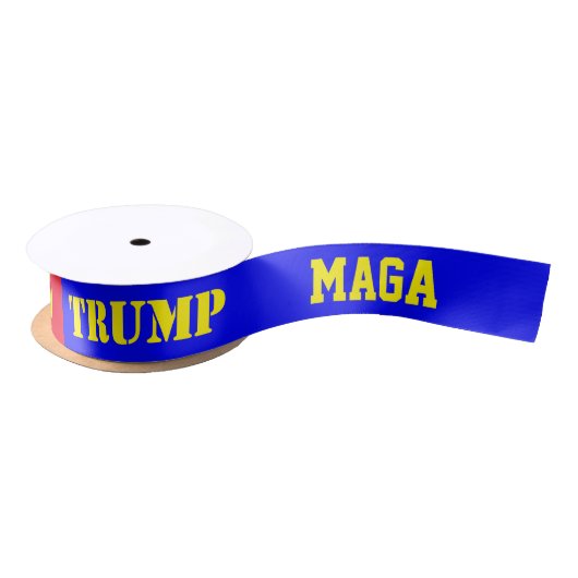 TRUMP  MAGA サテンリボン (リール)