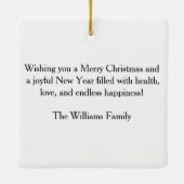 Trump Make Christmas Great Again Christmas  セラミックオーナメント (裏面)